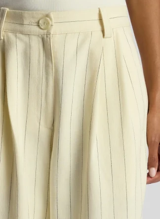Women A.L.C. Bottoms | Suits^Alfie Wide Leg Pinstripe Pant