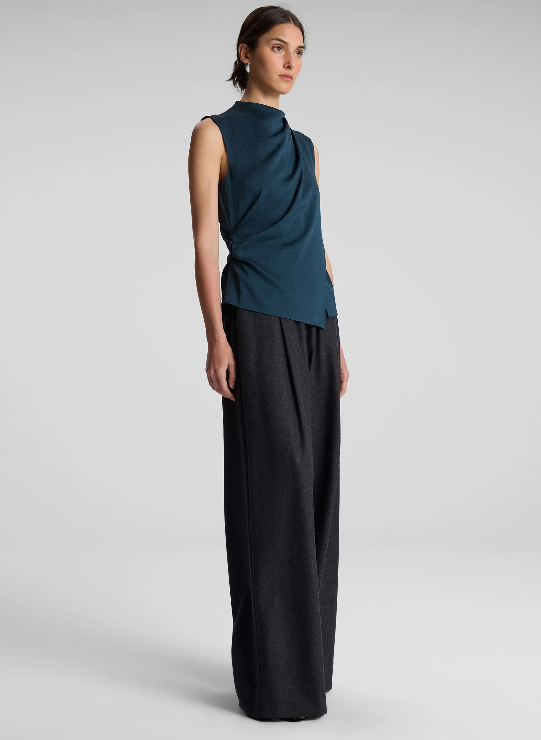 Women A.L.C. Tops^Amira Ruched Sleeveless Top