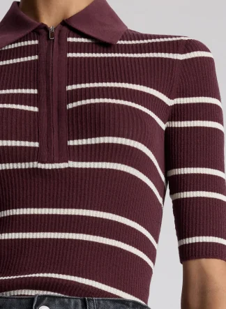 Women A.L.C. Tops^Cooper Fine Cotton Ribbed Top