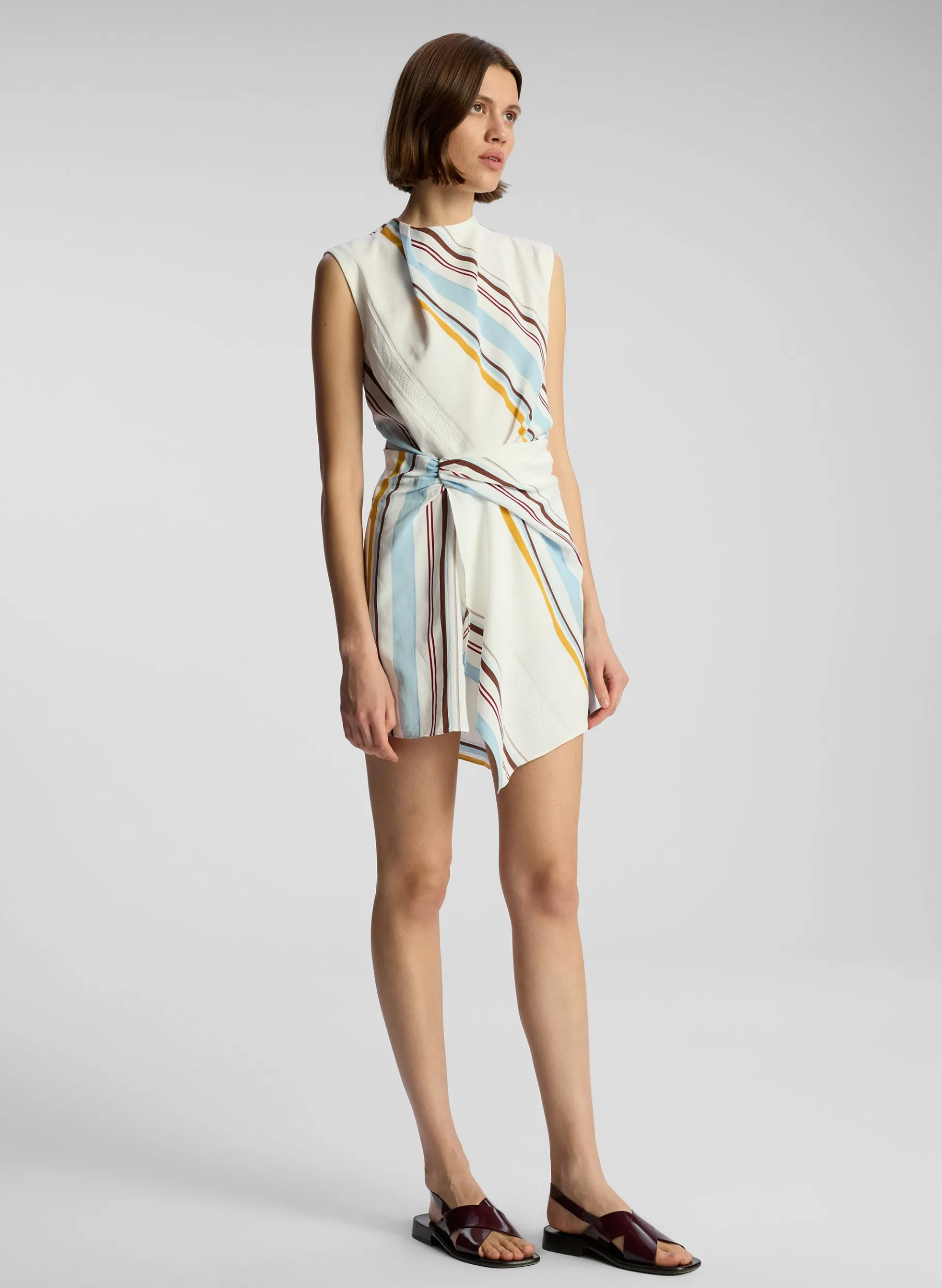 Women A.L.C. Dresses^Dion Striped Mini Dress