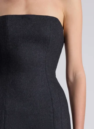 Women A.L.C. Dresses^Elizabeth Wool Cashmere Strapless Midi Dress