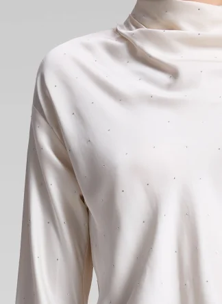 Women A.L.C. Tops^Georgia Embellished Satin Top