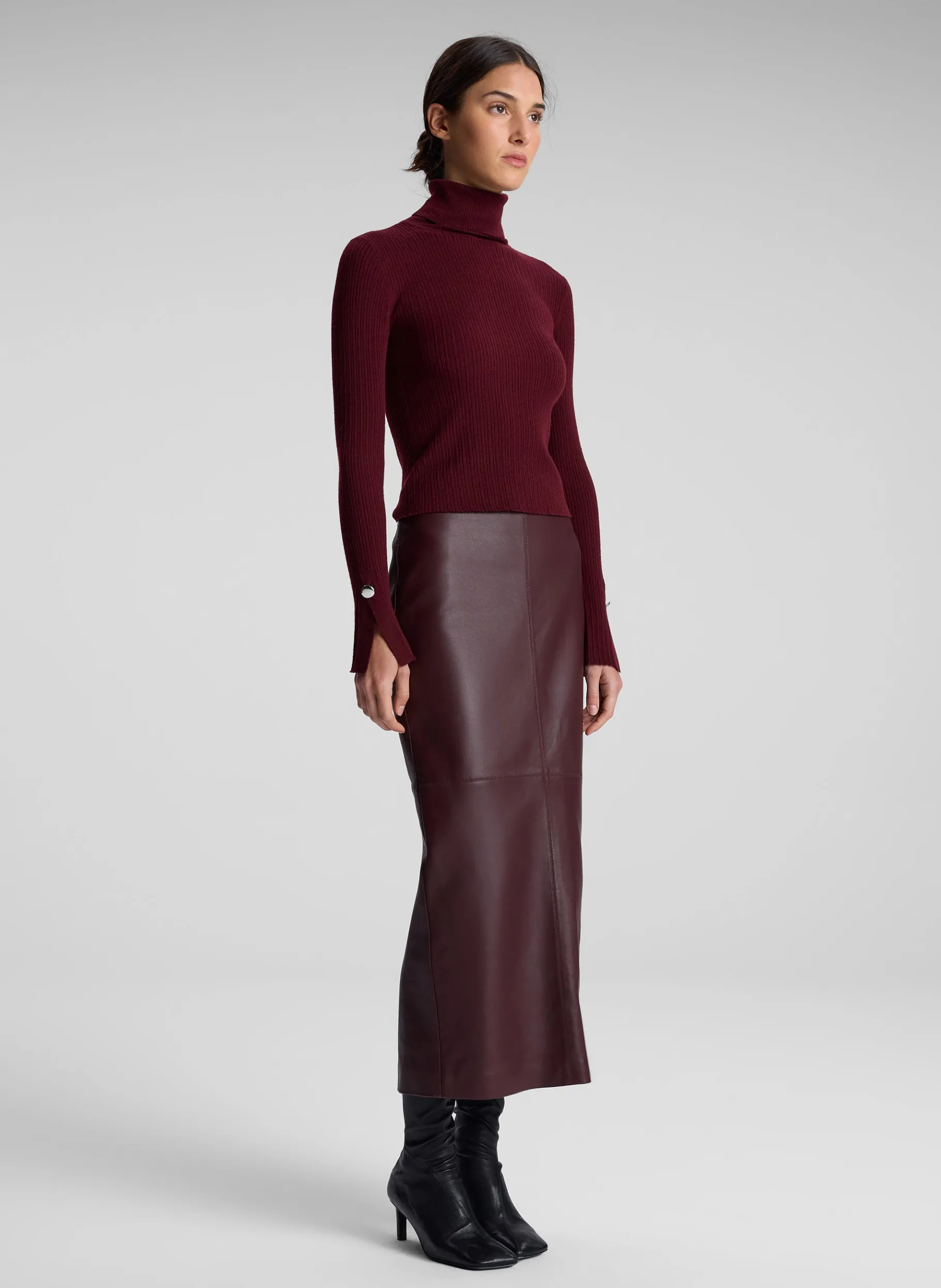 Women A.L.C. Tops | Knitwear^Jett Cable Knit Merino Turtleneck Top