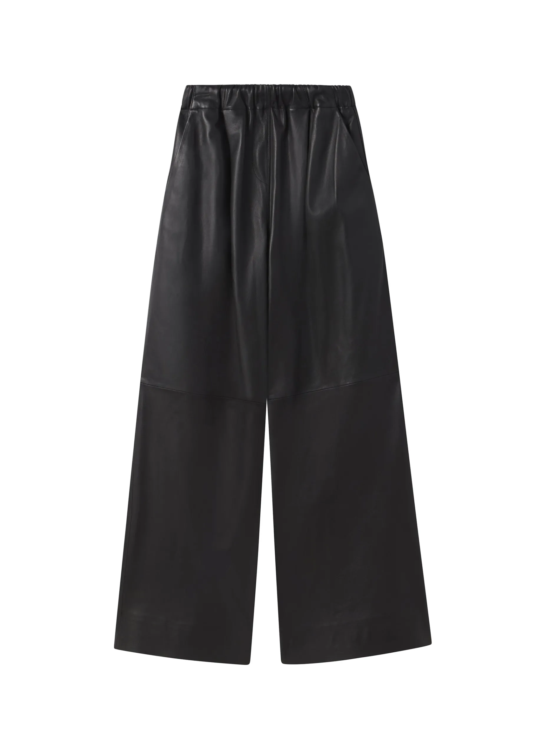 Women A.L.C. Bottoms^Jones Leather Wide Leg Pant