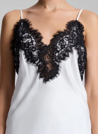 Women A.L.C. Tops | Tees & Tanks^Lennon Satin And Lace Camisole Top