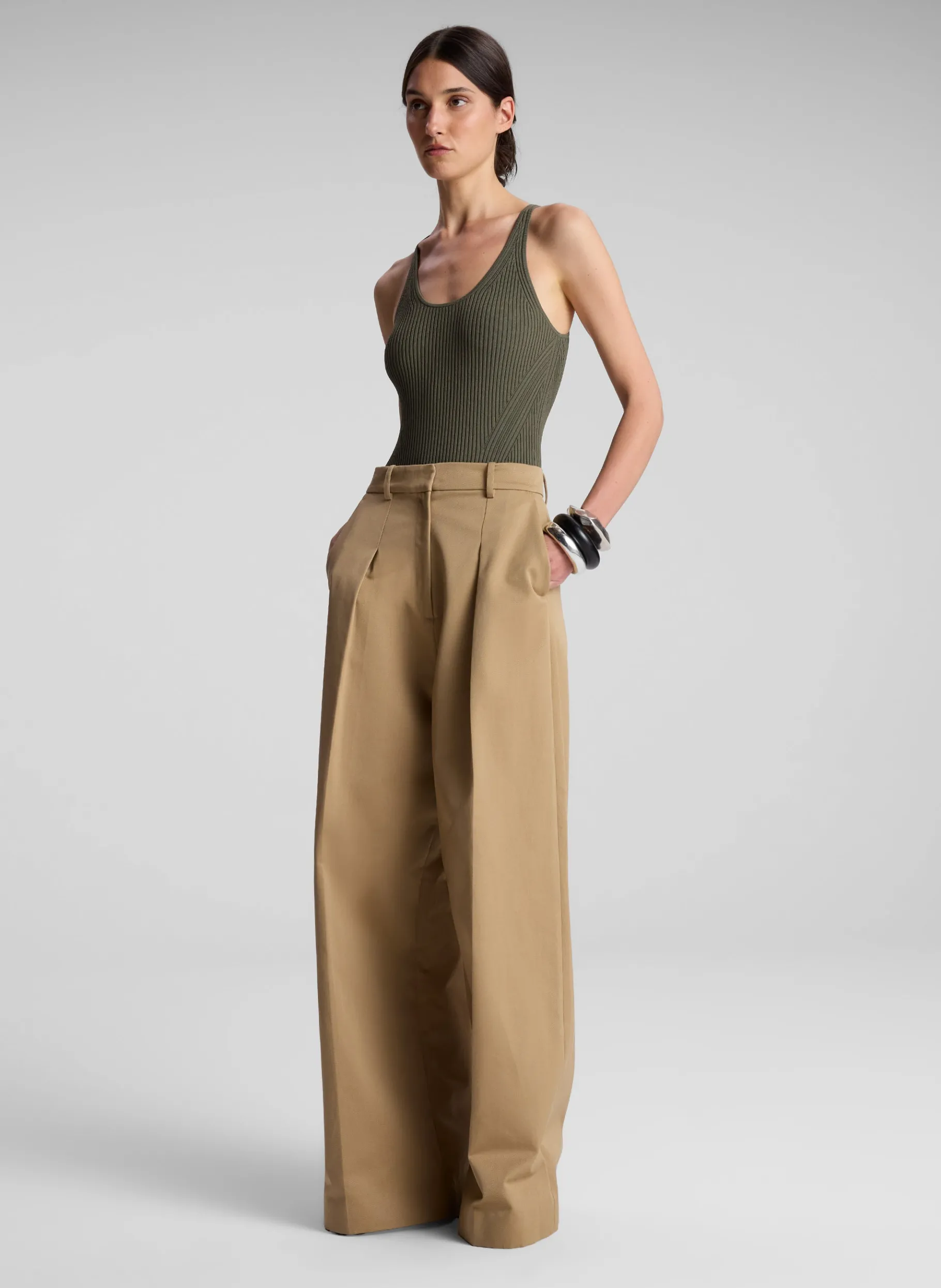 Women A.L.C. Tops^Lucy Ribbed Bodysuit
