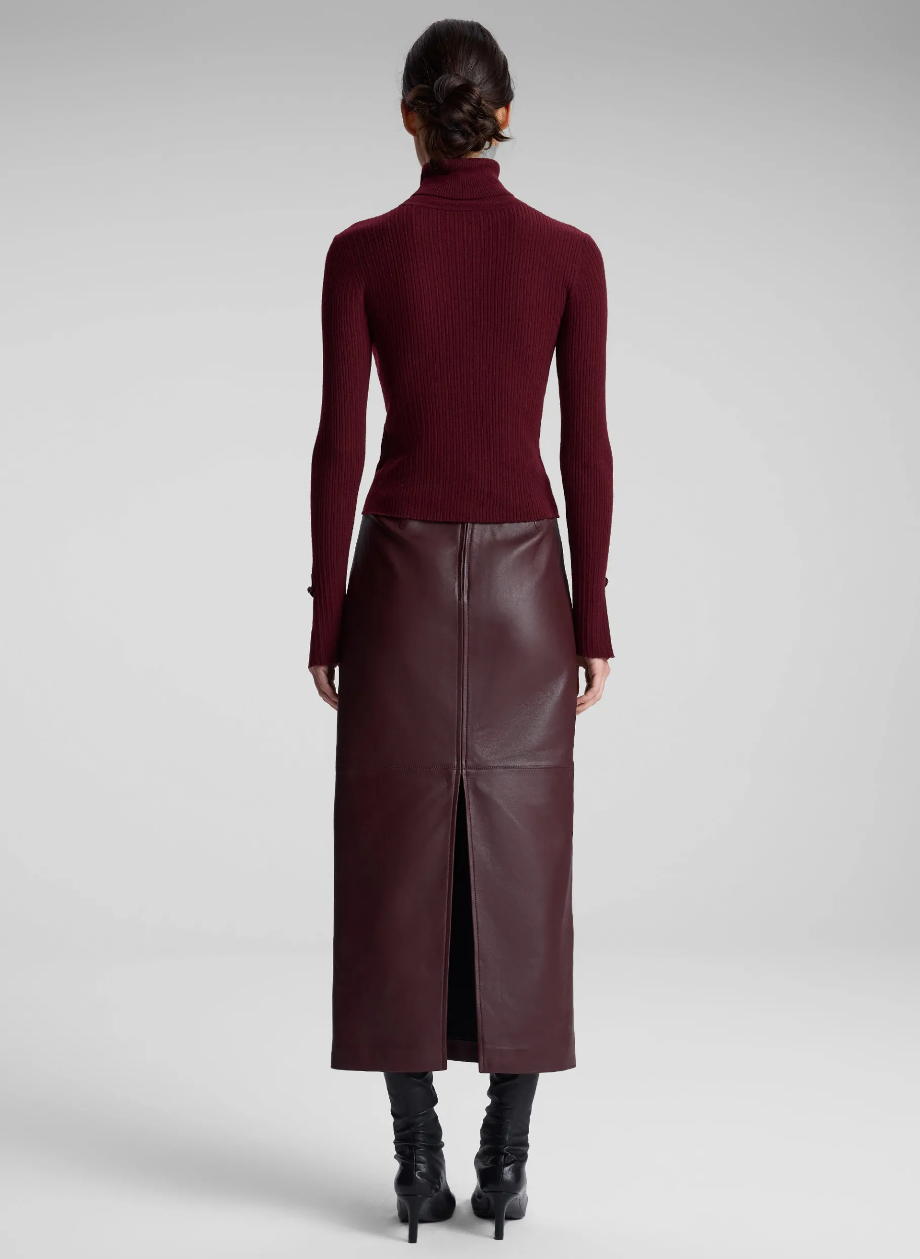 Women A.L.C. Bottoms | Skirts^Marta Leather Midi Skirt