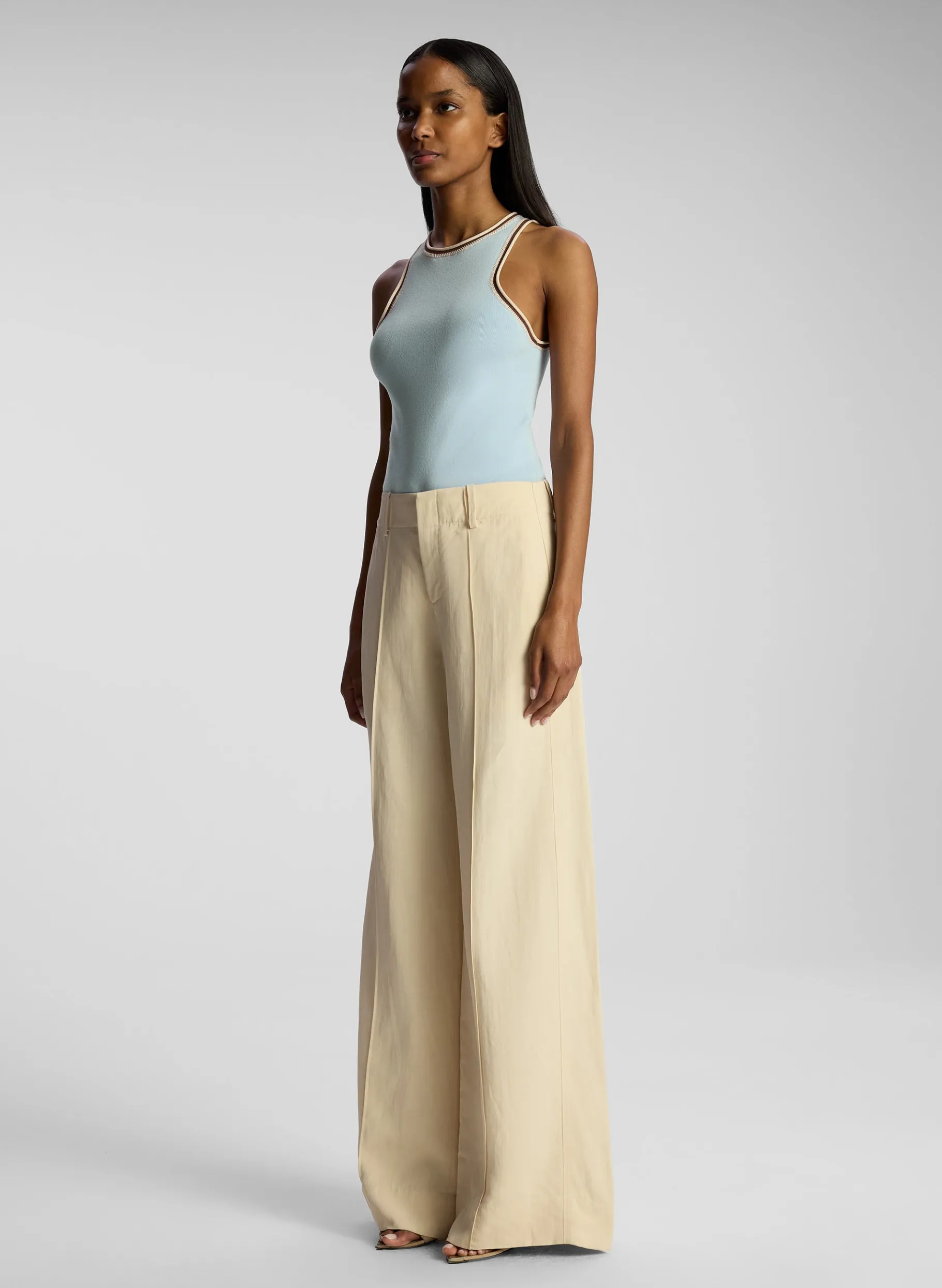 Women A.L.C. Tops | Tees & Tanks^Nelly Contrast Trim Knit Tank