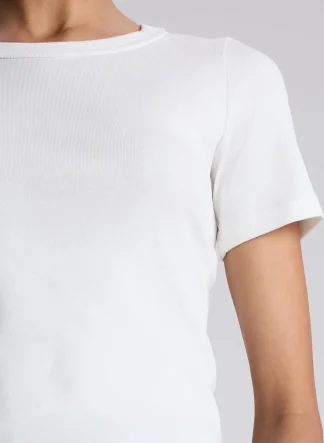 Women A.L.C. Tops | Tees & Tanks^Paloma Cotton Rib Baby Tee
