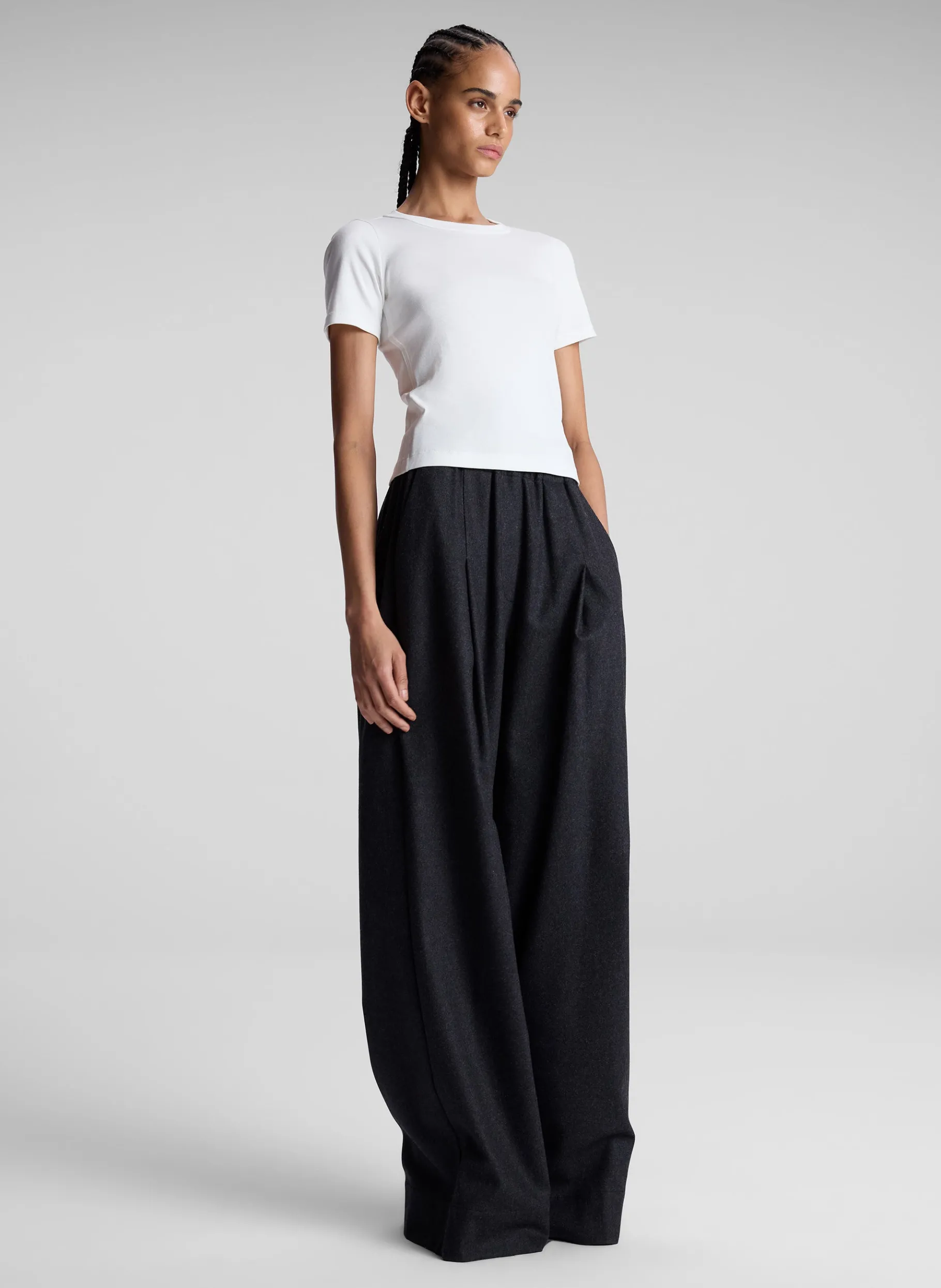 Women A.L.C. Tops | Tees & Tanks^Paloma Cotton Rib Baby Tee