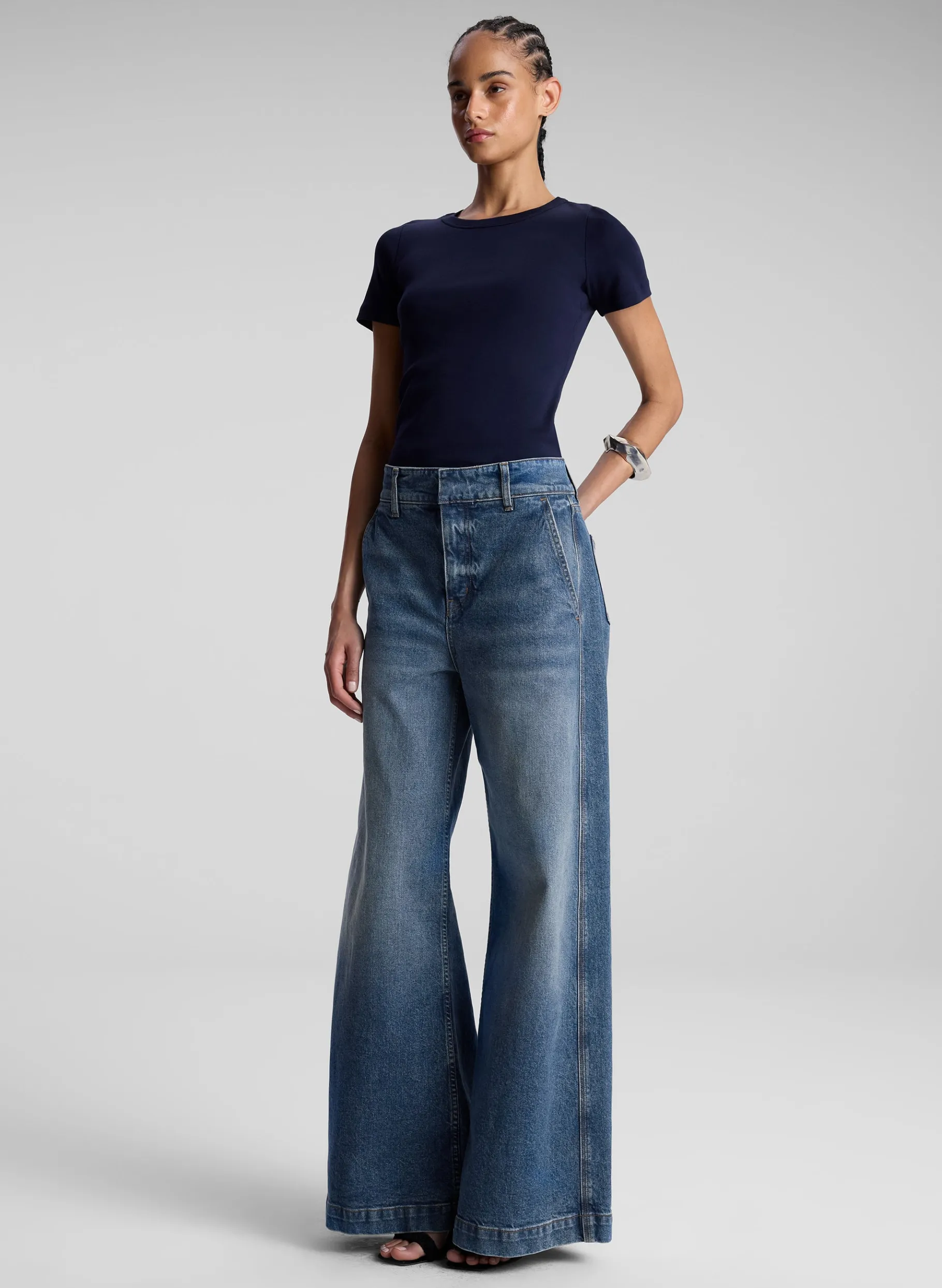 Women A.L.C. Tops | Tees & Tanks^Paloma Cotton Rib Baby Tee