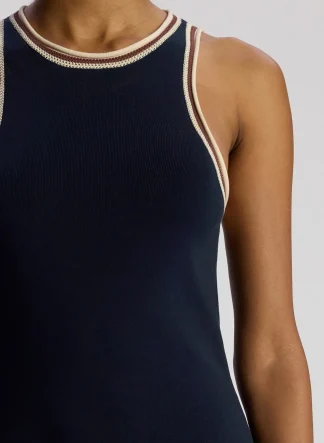 Women A.L.C. Dresses | Knitwear^Raye Contrast Trim Knit Midi Dress