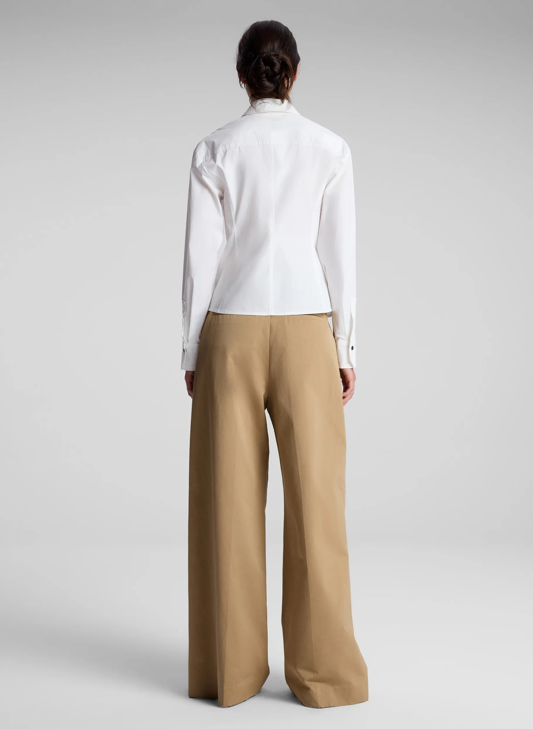 Women A.L.C. Tops^Sage Cotton Zip Top