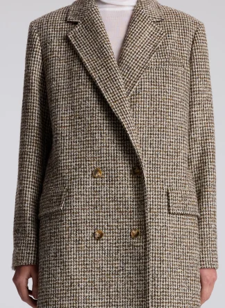 Women A.L.C. Jackets & Coats^Tanner Oversized Tweed Houndstooth Coat