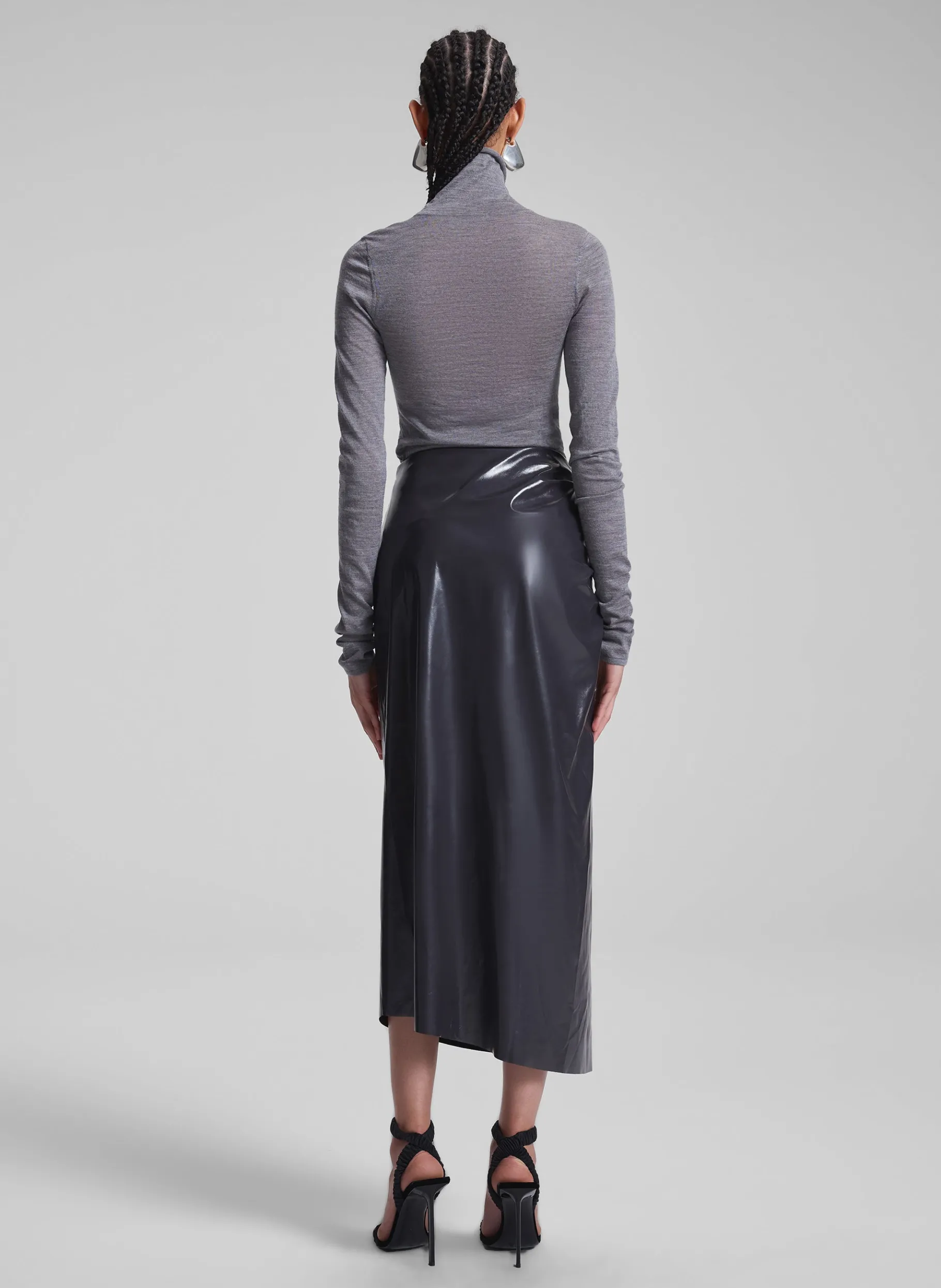 Women A.L.C. Bottoms | Skirts^Tessa Patent Vegan Leather Midi Skirt