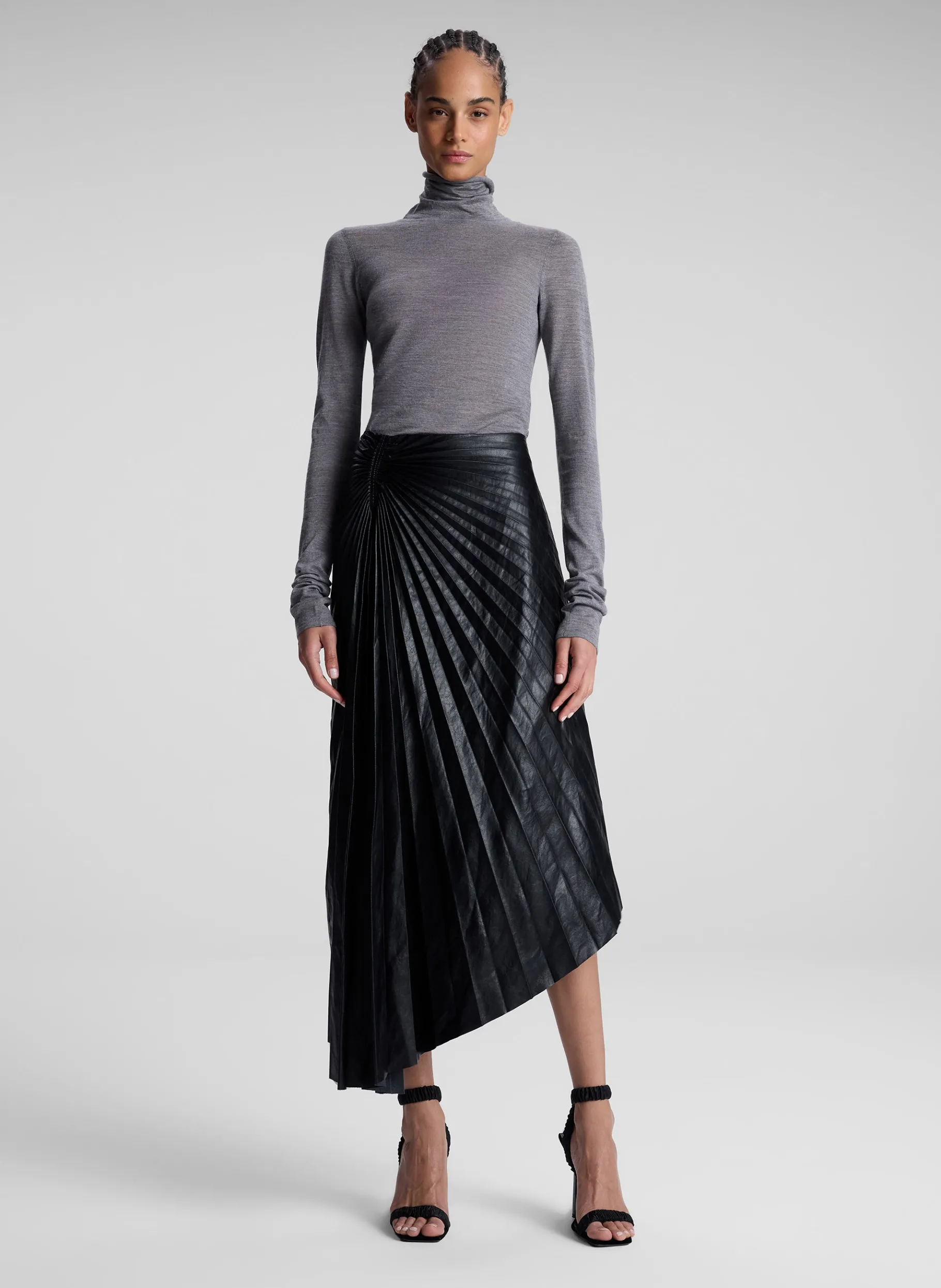Women A.L.C. Bottoms | Skirts^Tracy Textured Vegan Leather Skirt