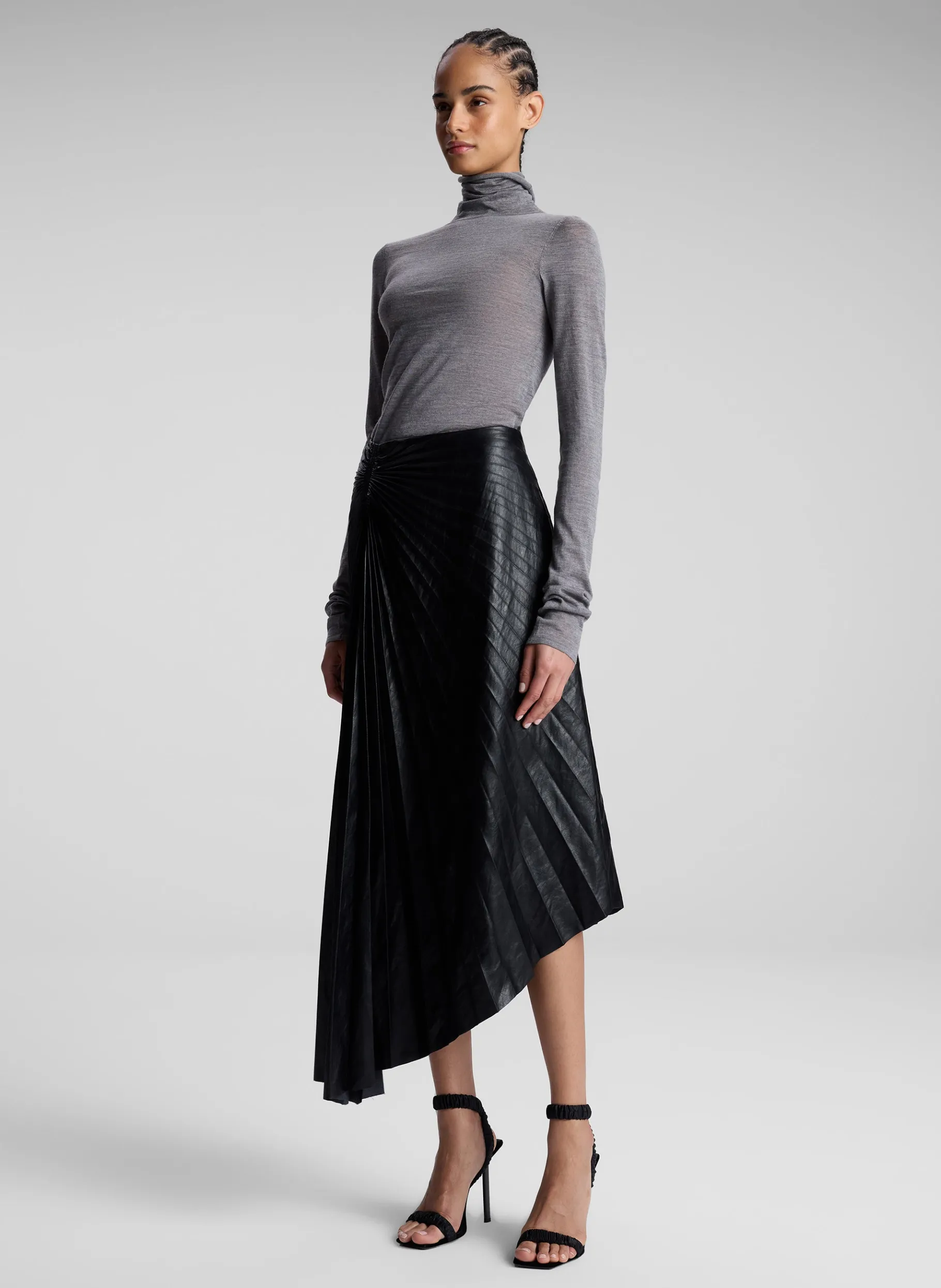 Women A.L.C. Bottoms | Skirts^Tracy Textured Vegan Leather Skirt
